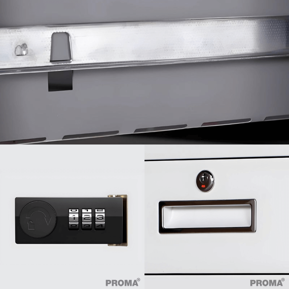 [PRE-ORDER] ตู้เก็บเอกสารสำนักงาน อเนกประสงค์ PROMA-OF09-A สีขาว